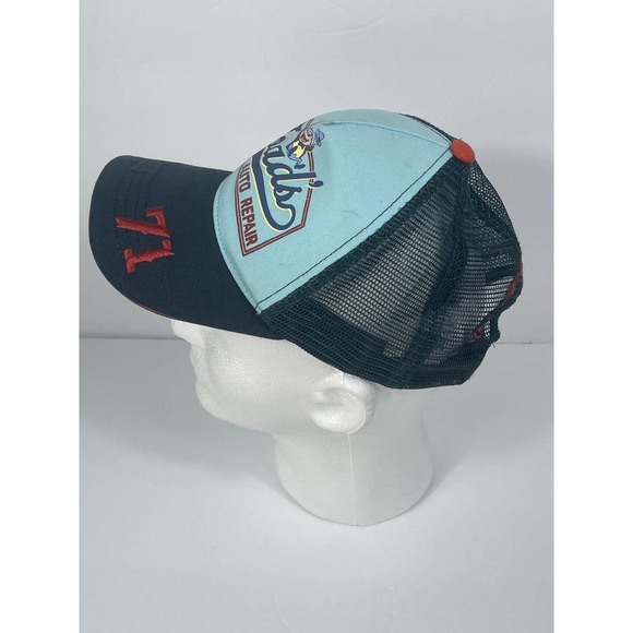 Disney Mr Toad's Auto Repair Hat Blue Adjustable Baseball Cap Adult Mesh Trucker - Picture 4 of 10